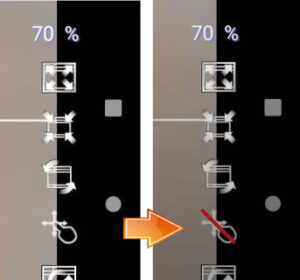 黒板位置を撮影画面上で固定する機能